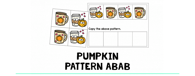 Pumpkin Pattern : FREE 1 Exciting ABAB Pattern