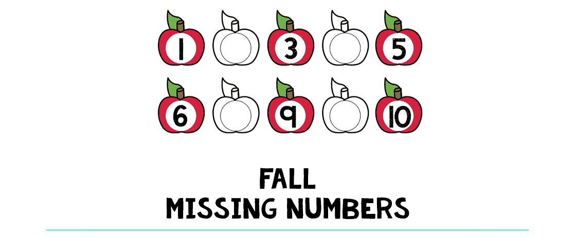 fall missing numbers