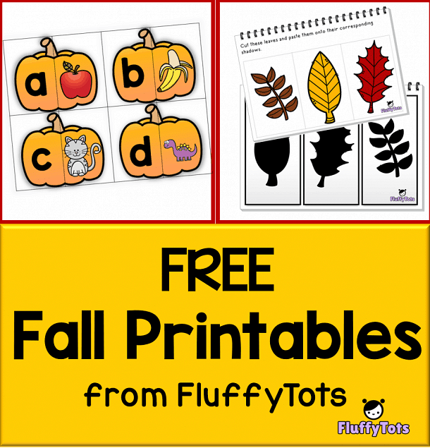 20+ Exciting Fall Printables for Kids - FluffyTots