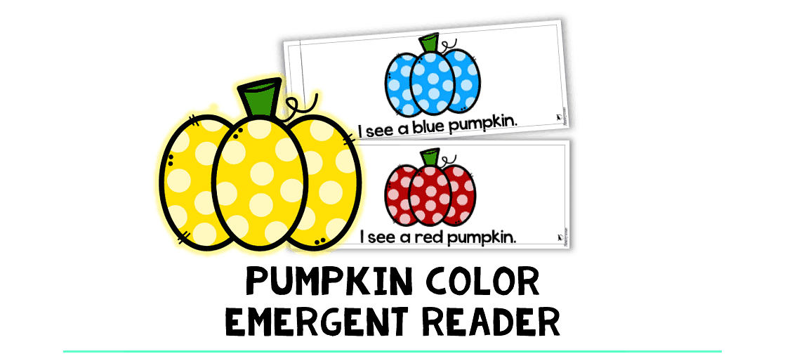 Pumpkin Color Emergent Reader