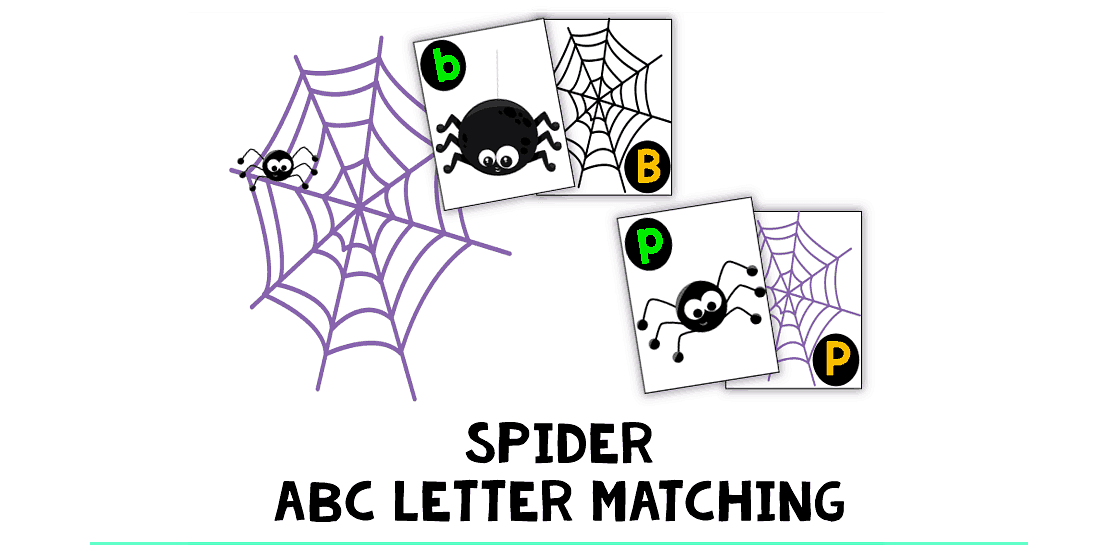 Spider ABC Letter Matching