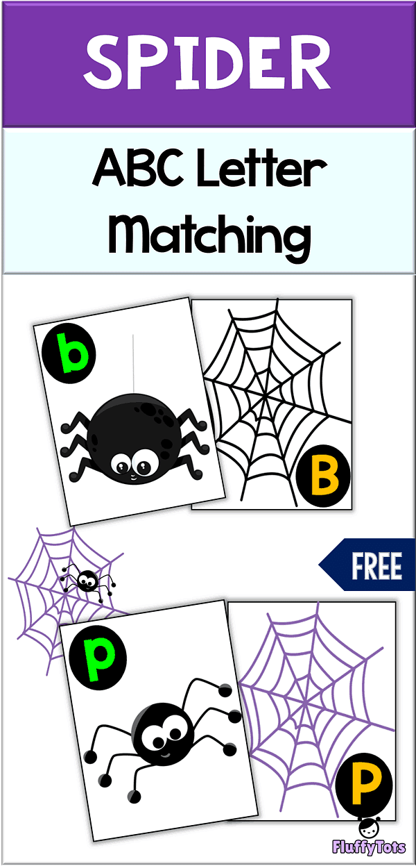 Spider ABC Letter Matching