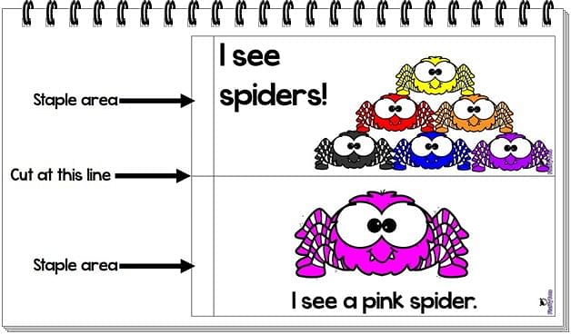 Spider Color Emergent Reader