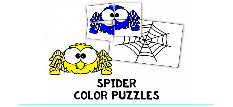 Spider Color Puzzles : FREE 8 Color Puzzles