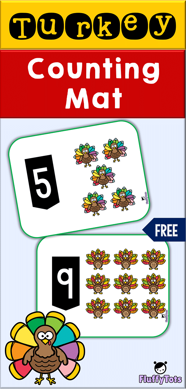 Turkey Counting Mat