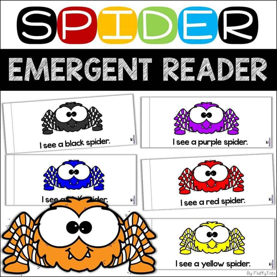 spider emergent reader