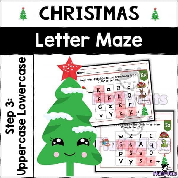 Christmas Letter Maze Step 3