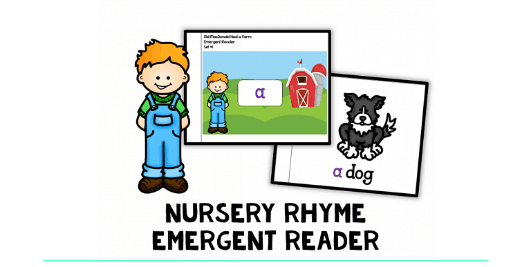 Nursery Rhyme Emergent Reader : FREE 7 Pages Emergent Reader