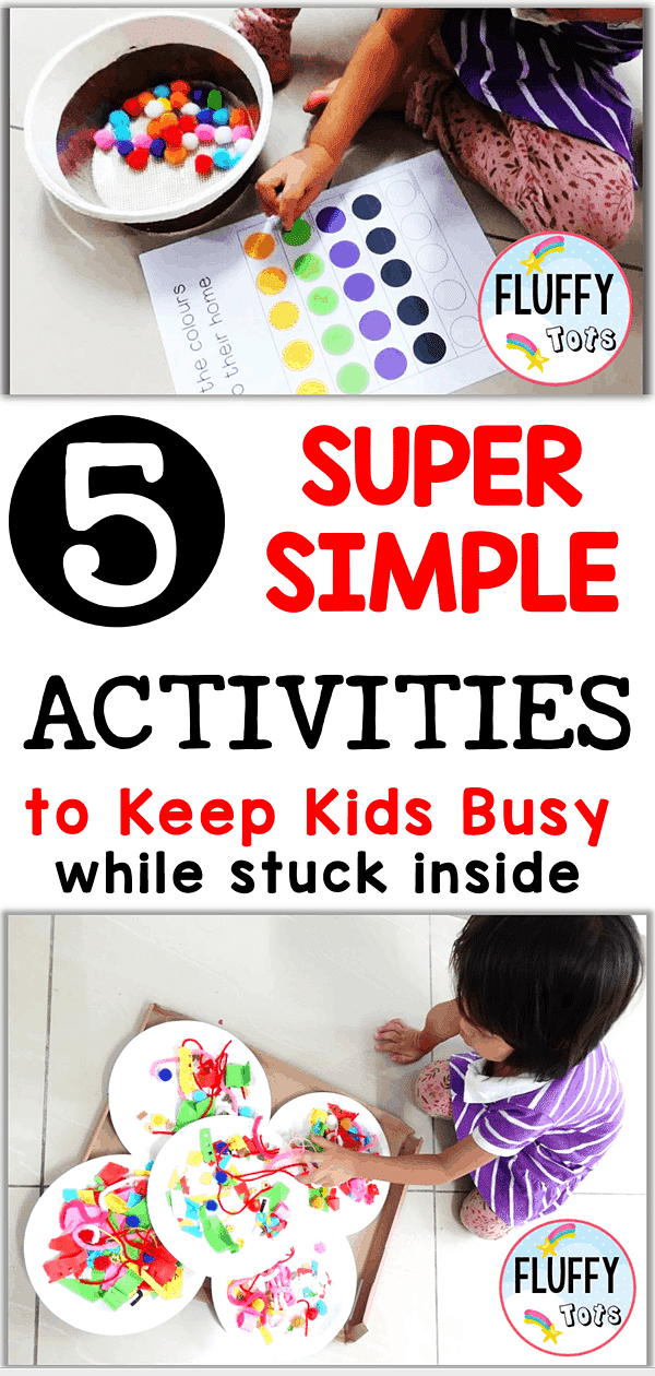 5 simple home activities to keep kids busy