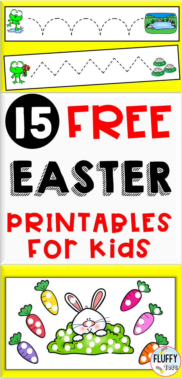 Easter printables for PRESCHOOL