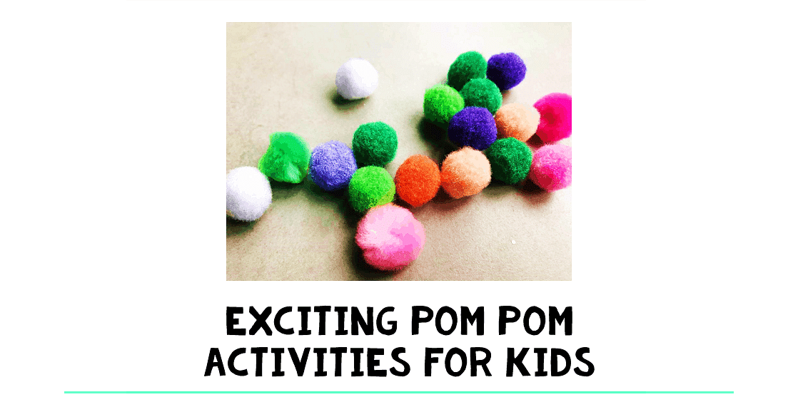 pom pom activities for kids