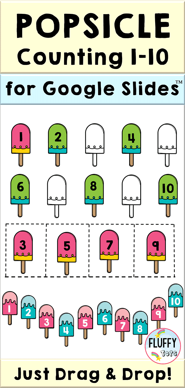 counting activities for Google Slides