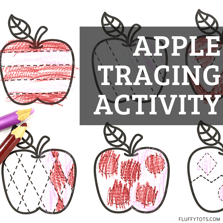 60 Fun and Easy Apple Tracing Lines to Make Tracing Exciting for Kids