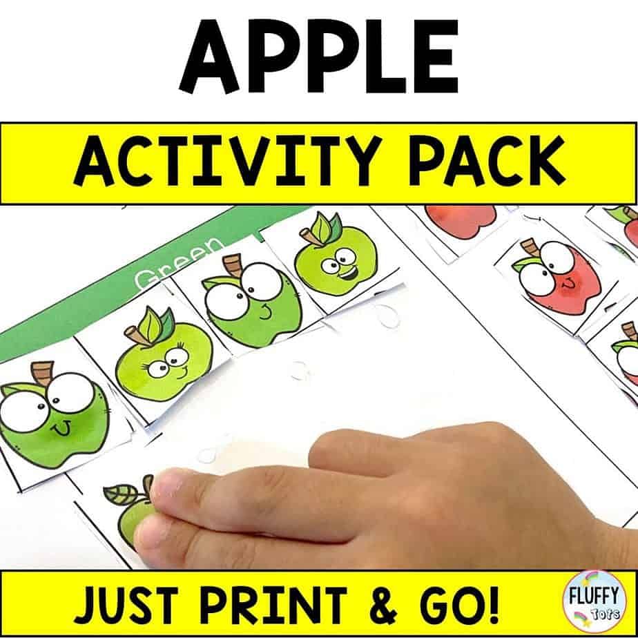 11 FREE Apple Themed Printable: Exciting Activities for Preschool and Toddlers! 3