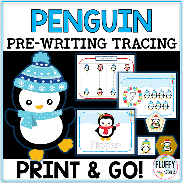 Penguin Theme Preschool Activities & Books 1