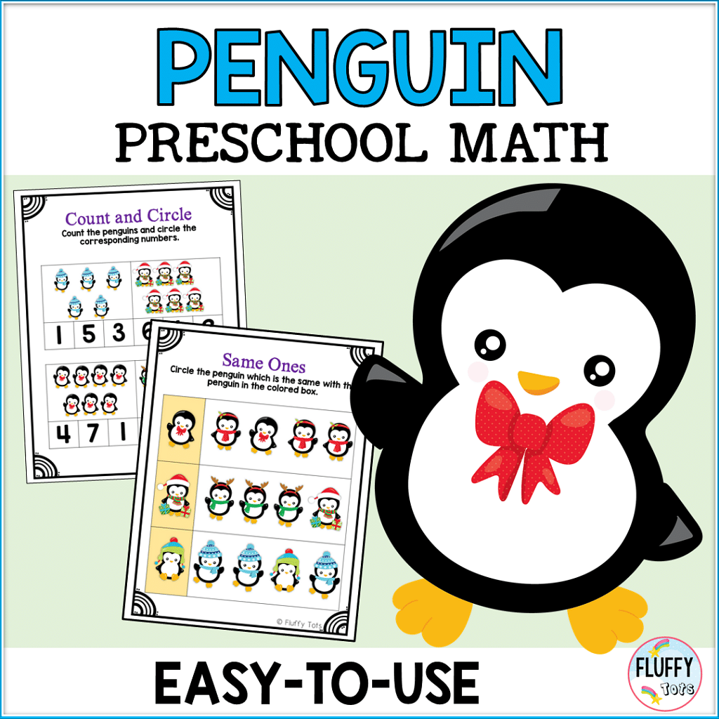Penguin Theme Preschool Activities & Books 2