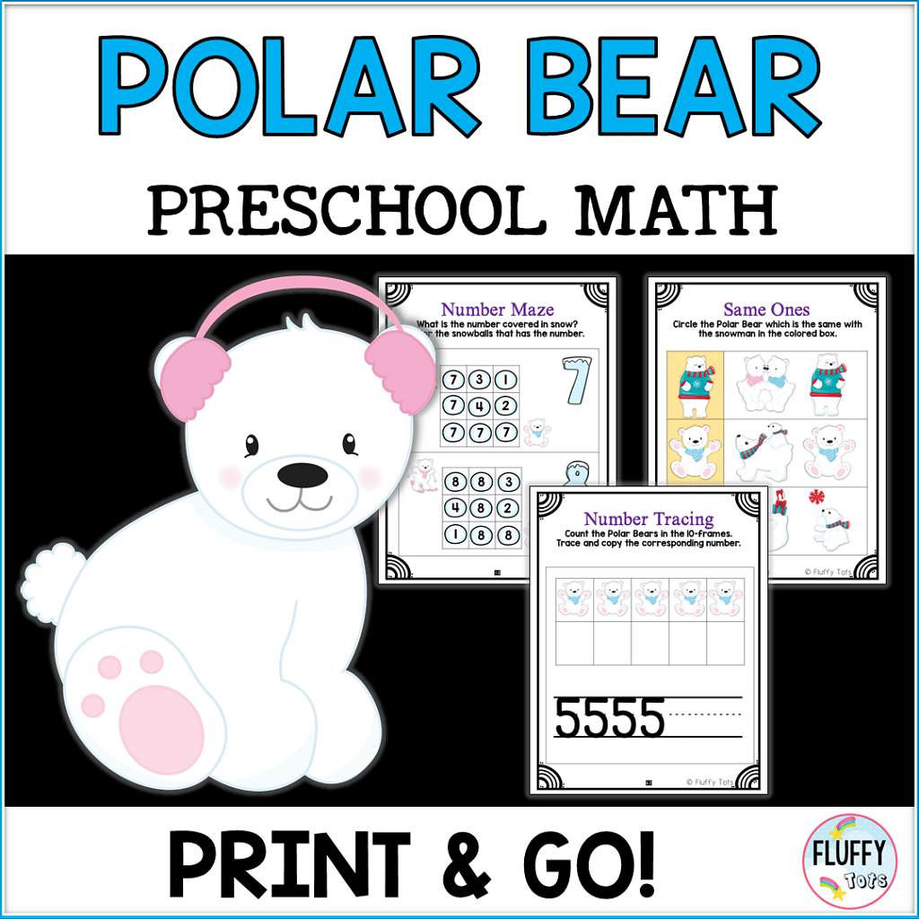 Polar Bear Theme Preschool Activities & Books 2