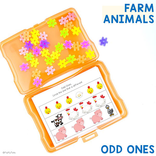 Preschool farm theme printables