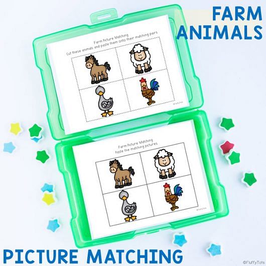 Preschool Farm Theme Printables - FluffyTots