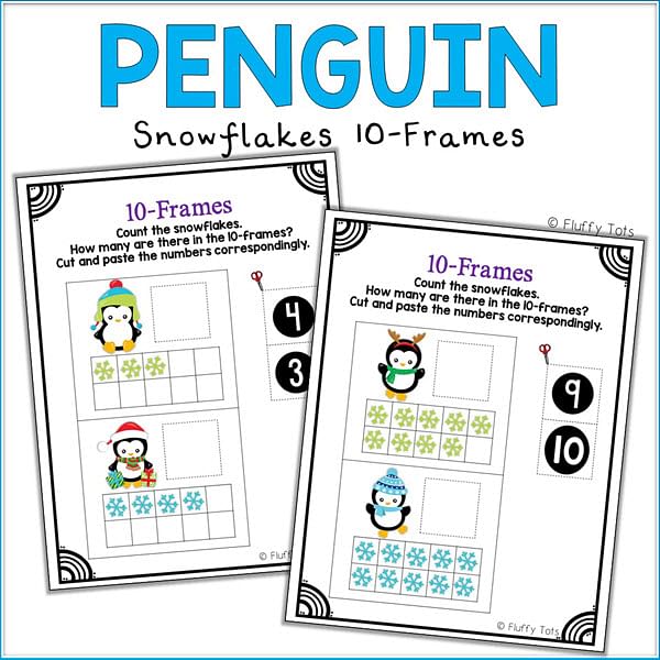 penguin math activities preschool