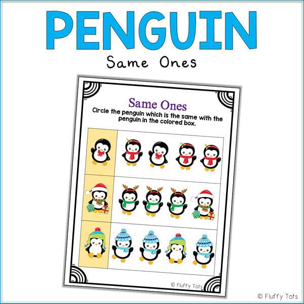 penguin preschool activities