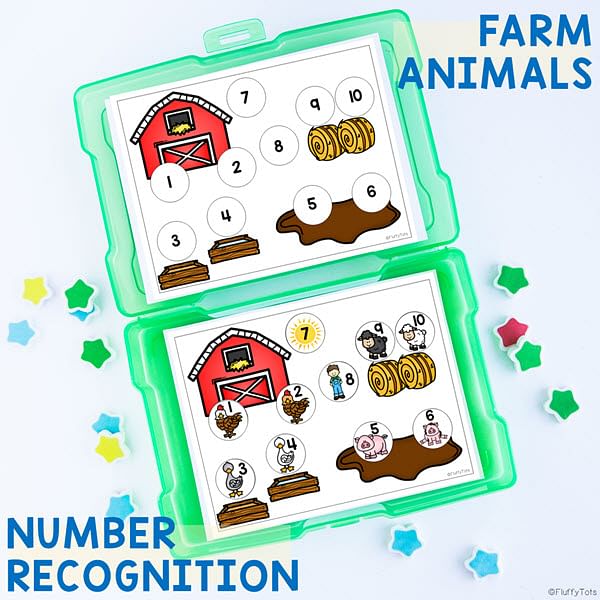 preschool farm printables