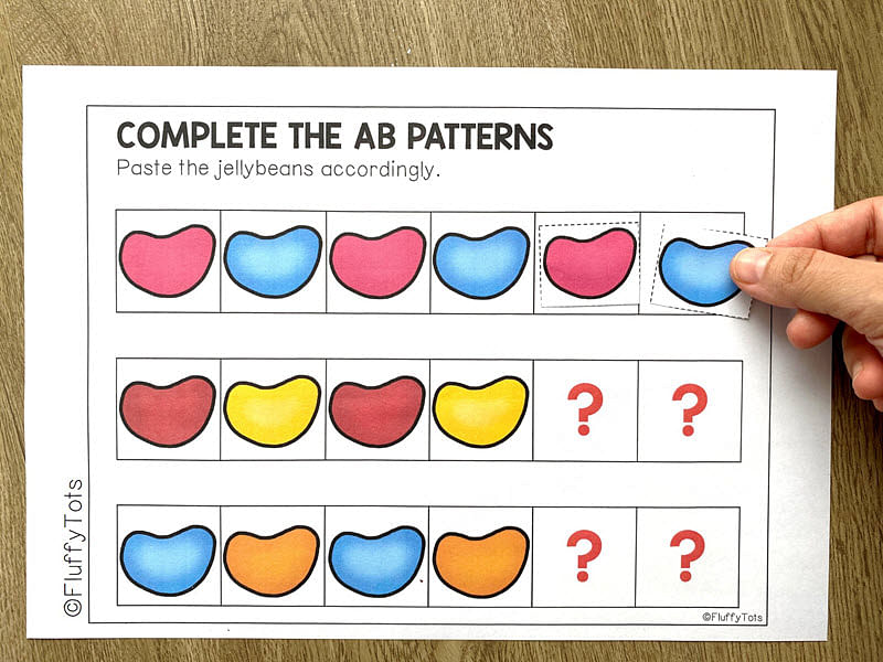 AB Pattern worksheets