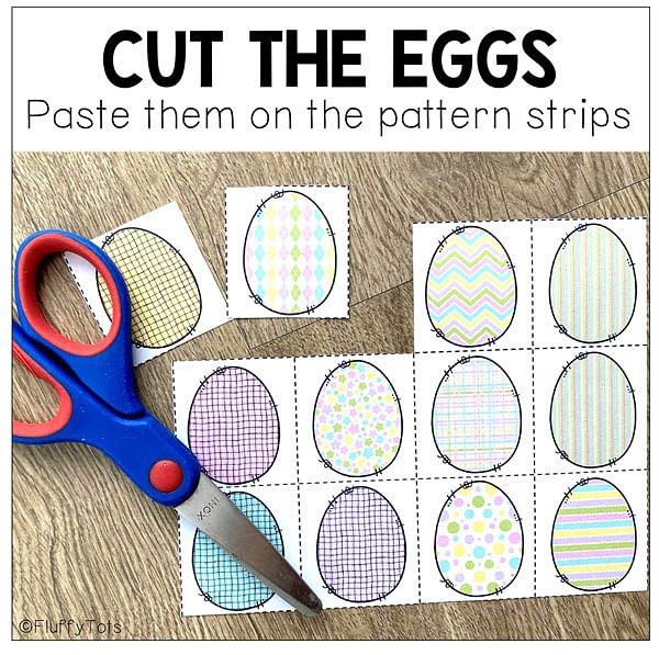 easter egg pattern printable
