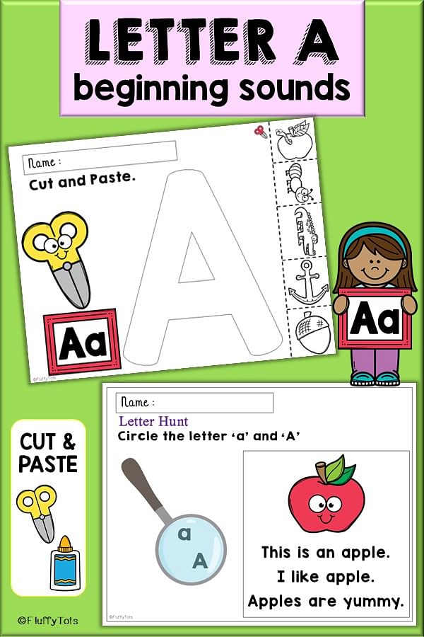 Letter A activities