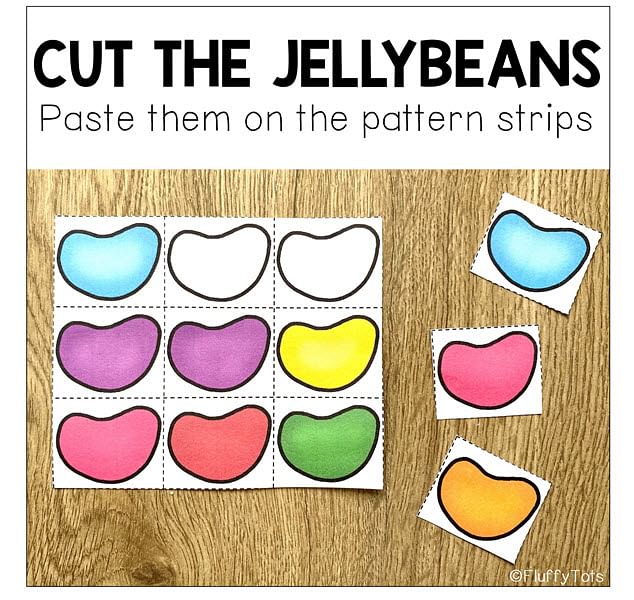 Easter AB Pattern worksheets