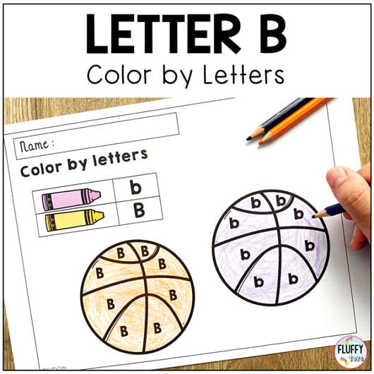 4 Easy Letter B Worksheets Activities For Preschool And Kindergarten ...