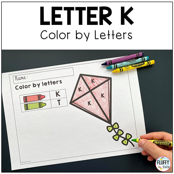 letter k activity worksheets
