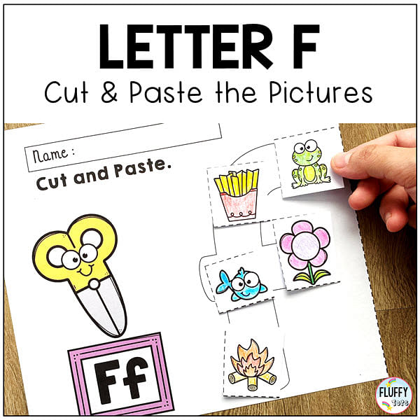 Letter F worksheets