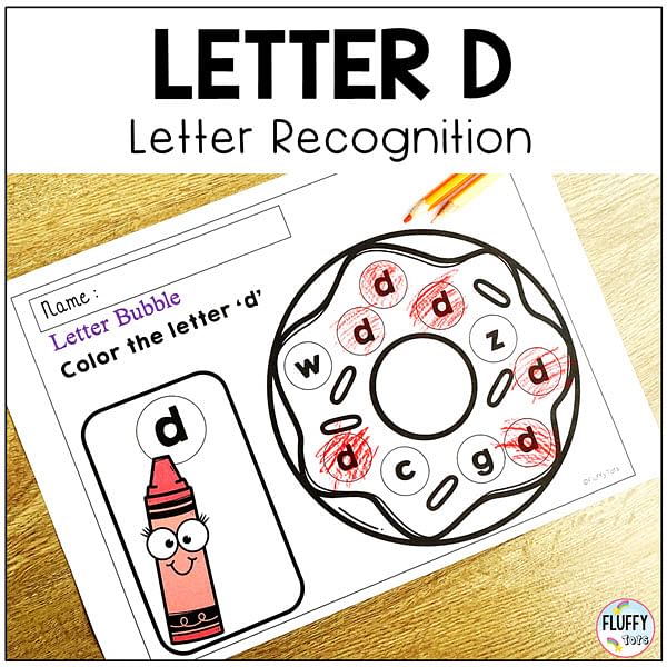 Letter D worksheets