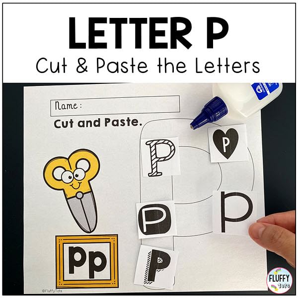 Letter P worksheets