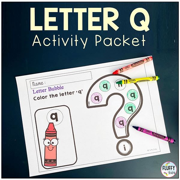 Letter Q worksheets