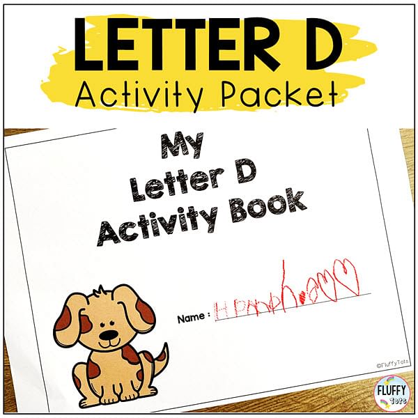 Letter D worksheets