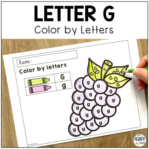 Letter G worksheets