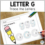 4 Easy Letter G Worksheets Activities for Preschool and Kindergarten ...