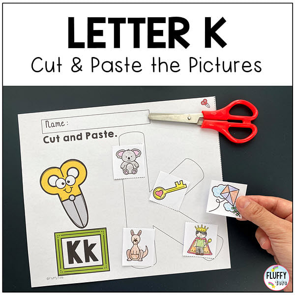 letter k beginning sounds worksheet