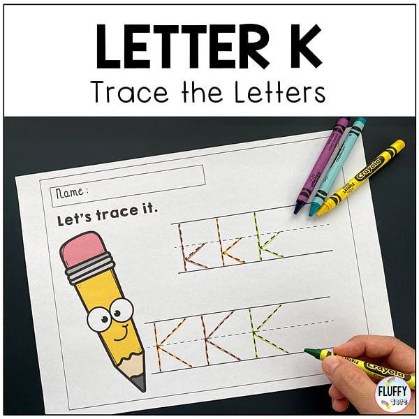 letter k worksheets