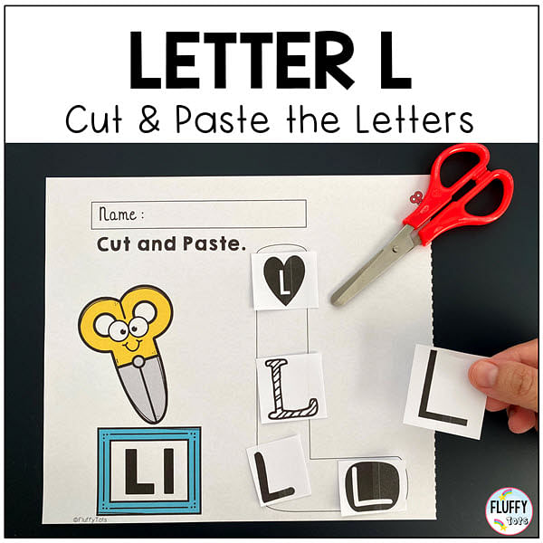 Letter L worksheets