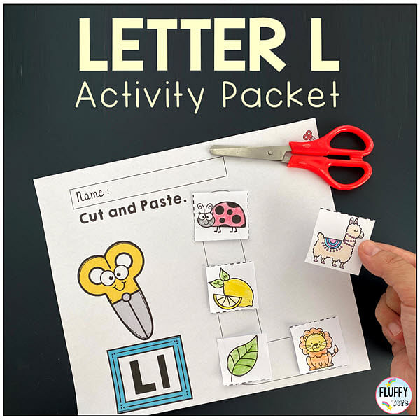 Letter L worksheets