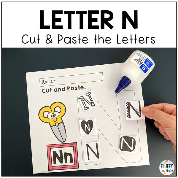 Letter N worksheets
