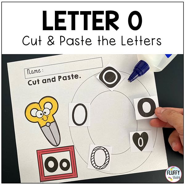 Letter O worksheets