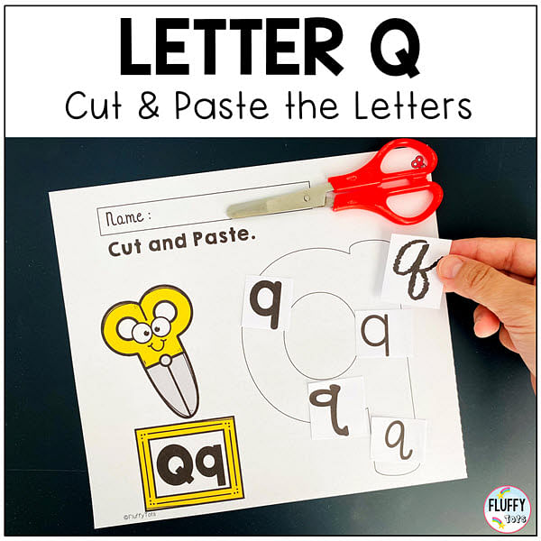 Letter Q worksheets