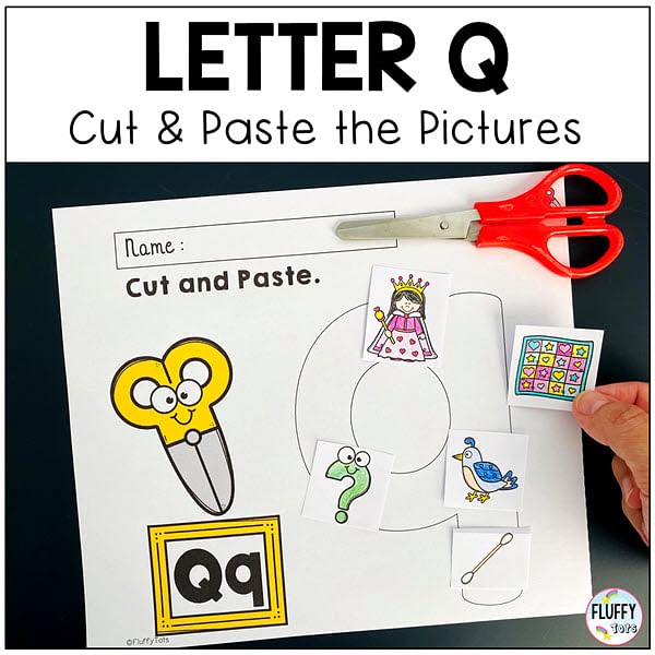 Letter Q worksheets