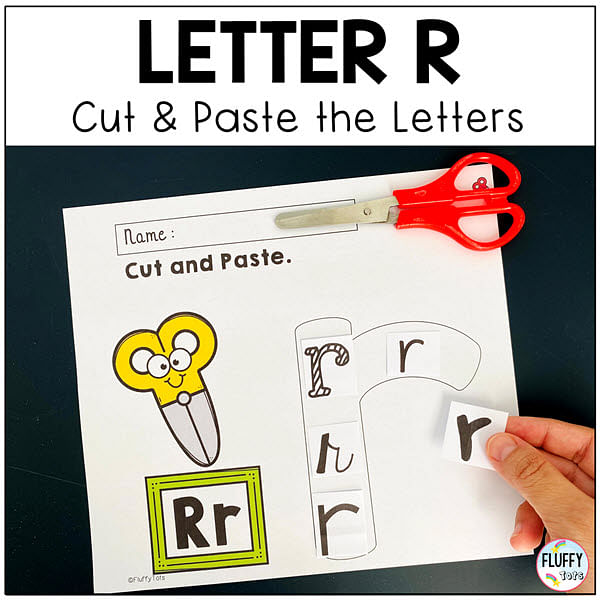 Letter R worksheets