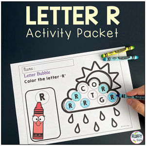 4 Easy Letter R Worksheets Activities for Preschool and Kindergarten ...