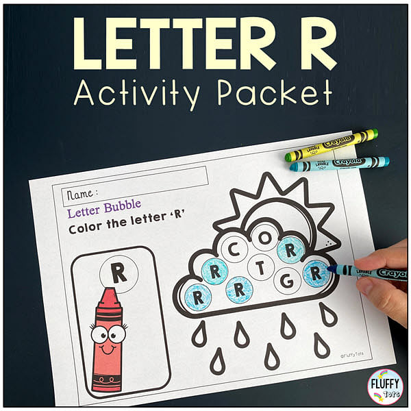 Letter R worksheets